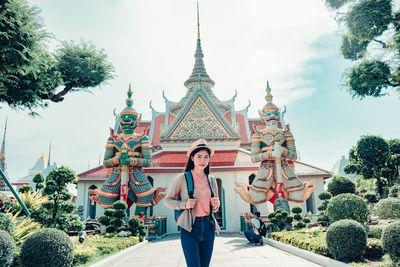 Portrait of a temple