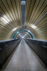 Interior of subway station