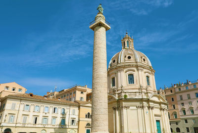 Forum and market of trajan in rome, italy