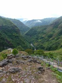 Scenic view of mountains