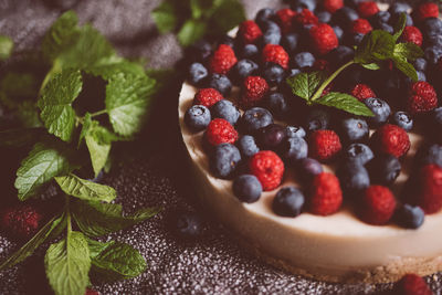 Close-up of strawberries