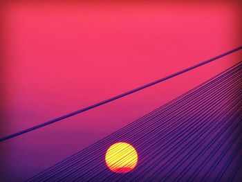 Low angle view of bridge against sky