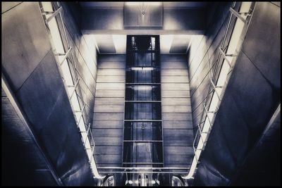 Staircase in modern building