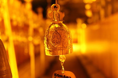 Close-up of traditional thai object