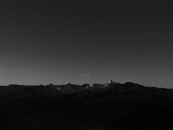 Facing stok kangri glacier