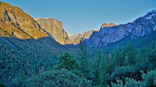 Scenic view of mountains