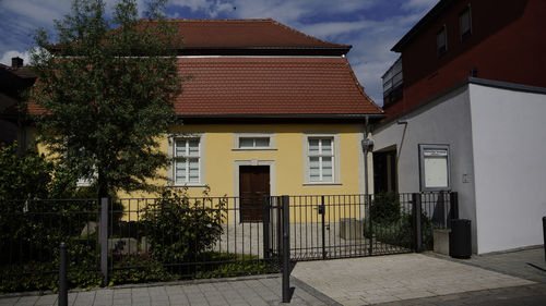 Residential building against sky