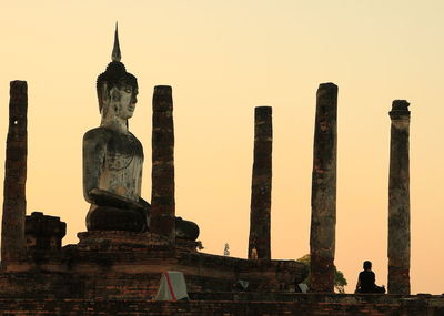 View of building against sky during sunset
