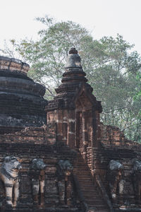 Low angle view of a temple