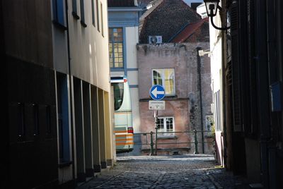 Street amidst buildings in city