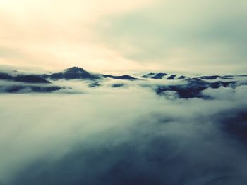 Scenic view of cloudscape during sunset