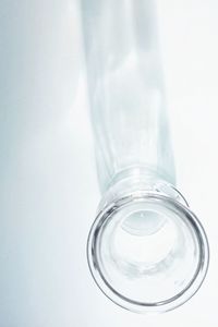 Close-up of drink over white background