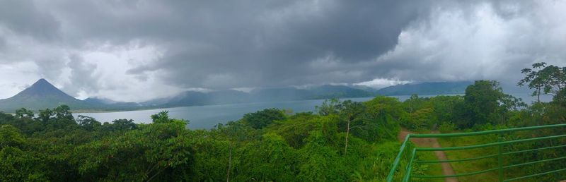 Panoramic view of landscape against sky