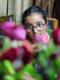 Portrait of a smiling young woman