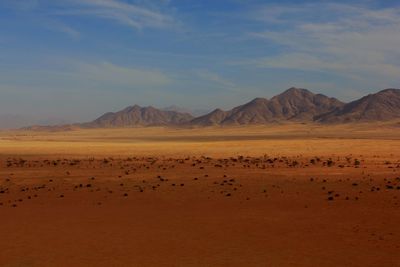 Scenic view of mountains