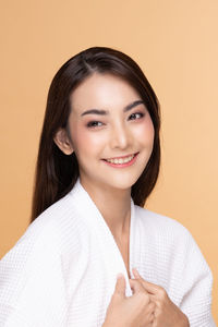 Portrait of a smiling young woman
