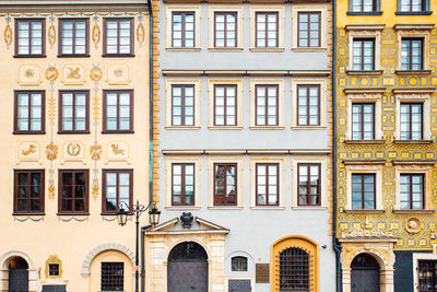 Full frame shot of residential building