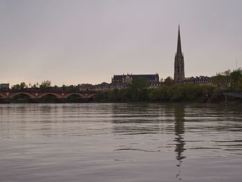 Built structure in river