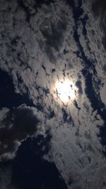 Scenic view of cloudy sky during sunset