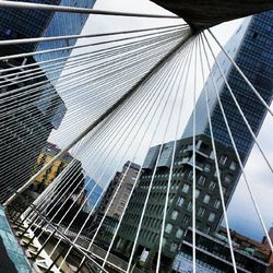 Low angle view of modern building