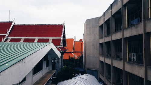 Buildings in city against sky