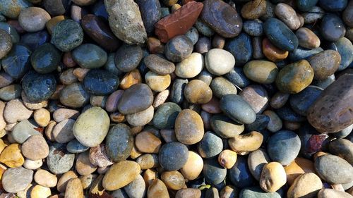 Full frame shot of stones