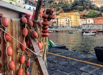 Harbour view over grand marina sorrento italy 