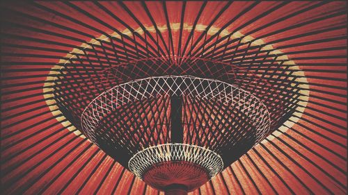 Low angle view of ceiling