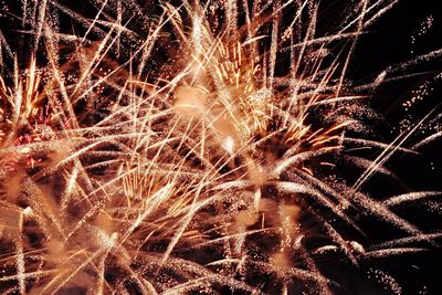 Full frame shot of firework display