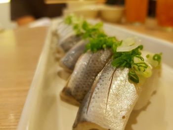 Close-up of food in plate