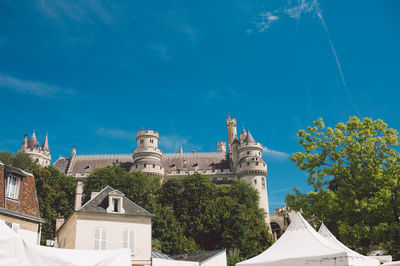 Low angle view of historic building against sky