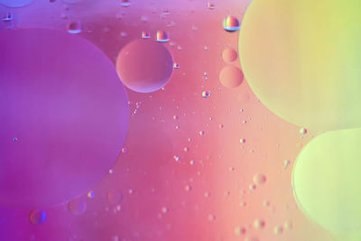 Full frame shot of bubbles