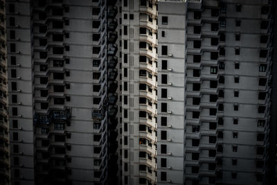 Low angle view of buildings in city