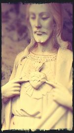 Close-up of statue