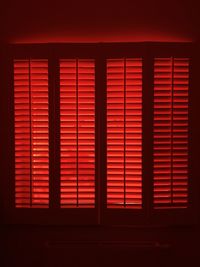 Full frame shot of window at night