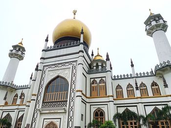 Low angle view of building against sky