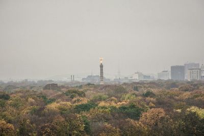 Low angle view of tower against sky