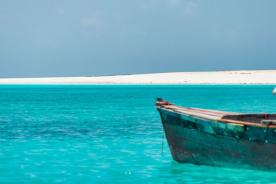 Fishing boat on zanzibar