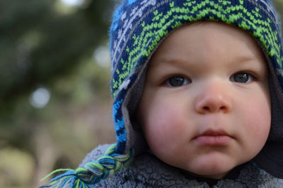 Close-up of cute girl