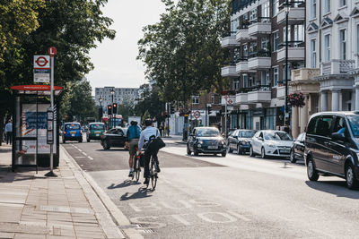 People on city street