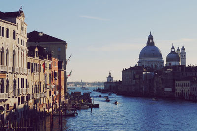 View of buildings in city against sky