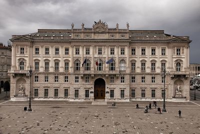 Facade of historical building