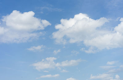 Low angle view of clouds in sky