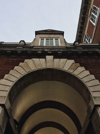 Low angle view of building against sky