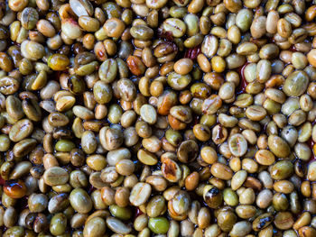 Full frame shot of roasted coffee for sale