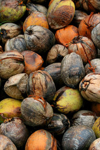 Full frame shot of pumpkins