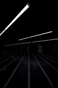 Empty railway station platform