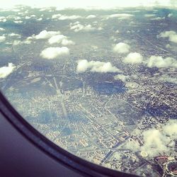 Aerial view of landscape