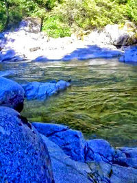 Rocks in stream