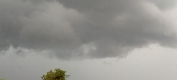 Low angle view of storm clouds in sky